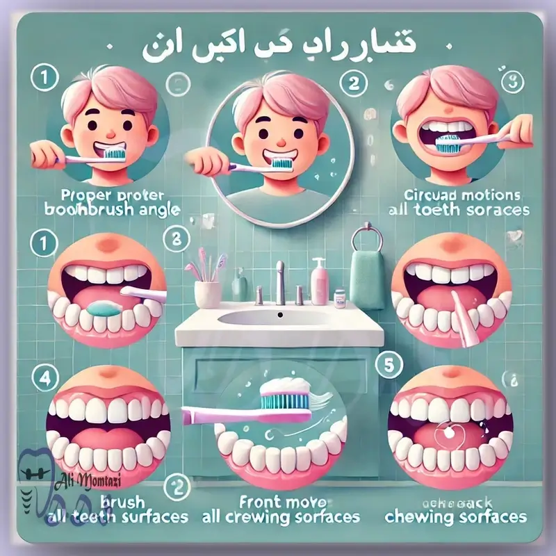 تکنیک‌های بهترین مسواک زنی | تکنیک دکتر علی ممتازی