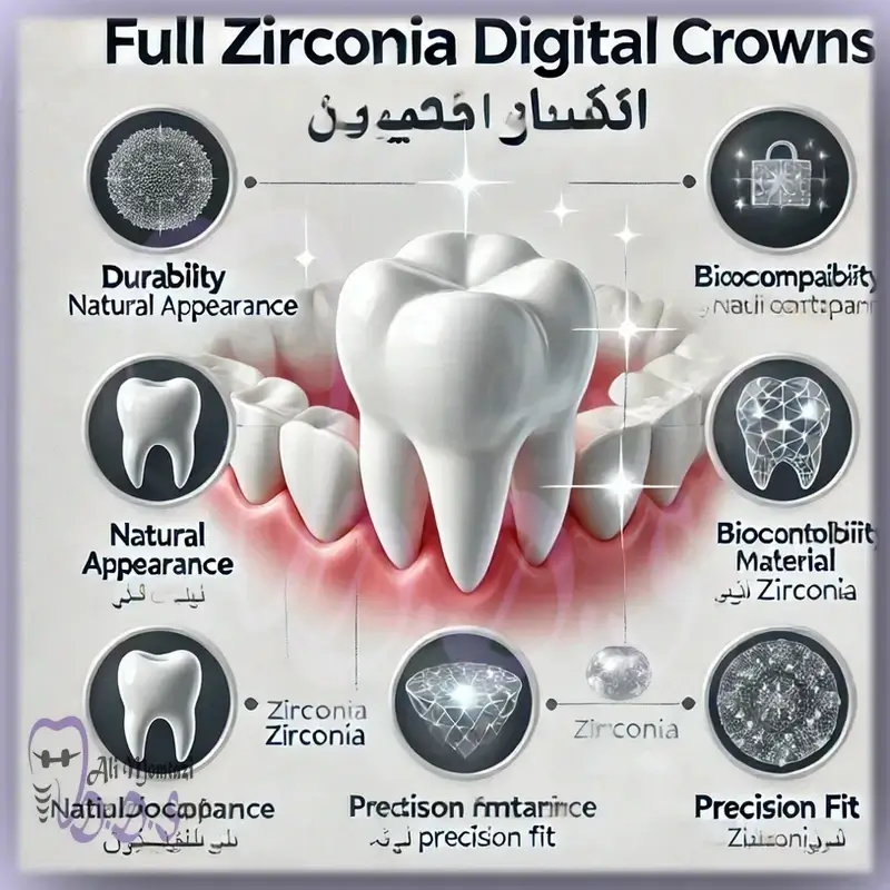 مزایای روکش تمام زیرکونیا دیجیتال