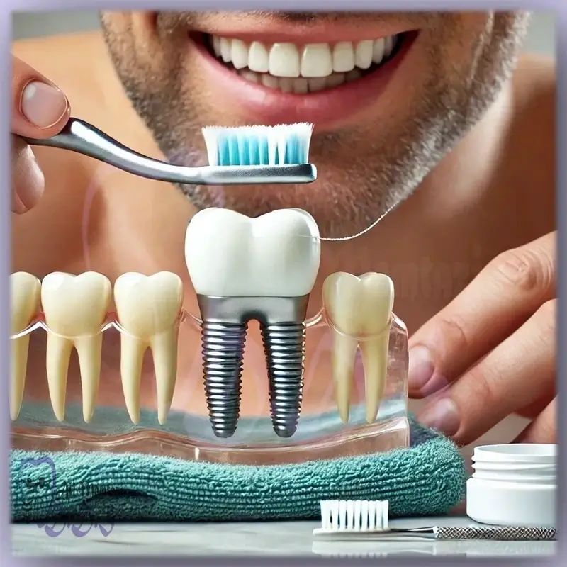 چطور از پوسیدگی در اطراف ایمپلنت جلوگیری کنیم؟ | روشهای پیشگیری دکتر ممتازی