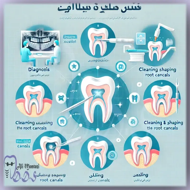 مراحل عصبکشی دندان | توسط دکتر علی ممتازی