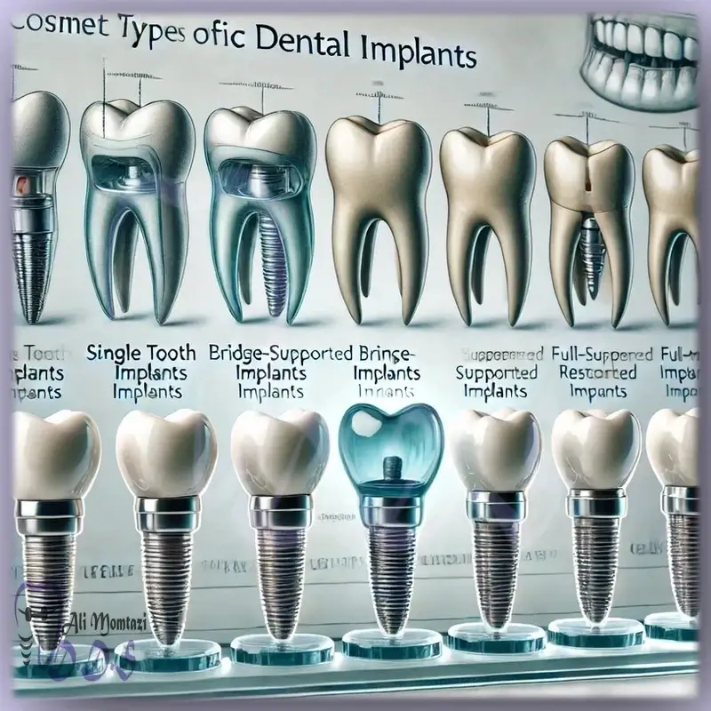 انواع ایمپلنت زیبایی دندان | توسط دکتر علی ممتازی