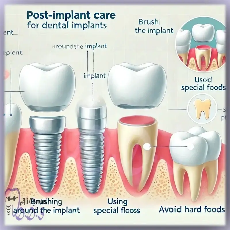 مراقبت‌های پس از ایمپلنت | پیشنهاد دکتر علی ممتازی