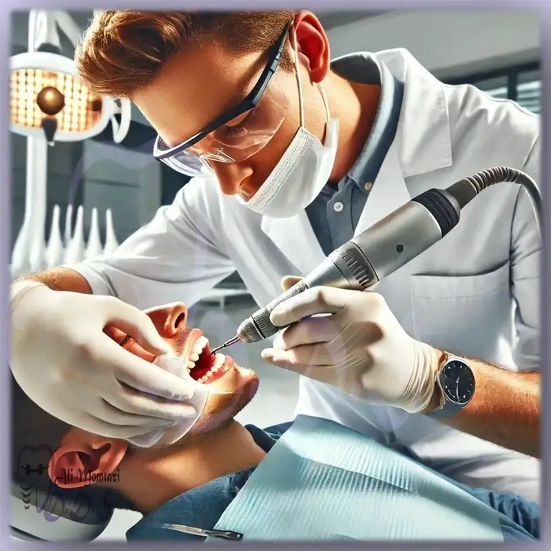 استفاده از دریل برای باز کردن پیچ شکسته ایمپلنت | و ابزار های تخصصی دکتر علی ممتازی
