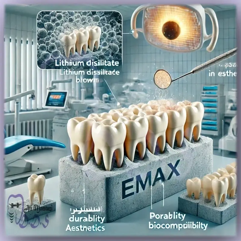 مواد مورد استفاده در روکش EMAX | انتخاب دکتر علی ممتازی